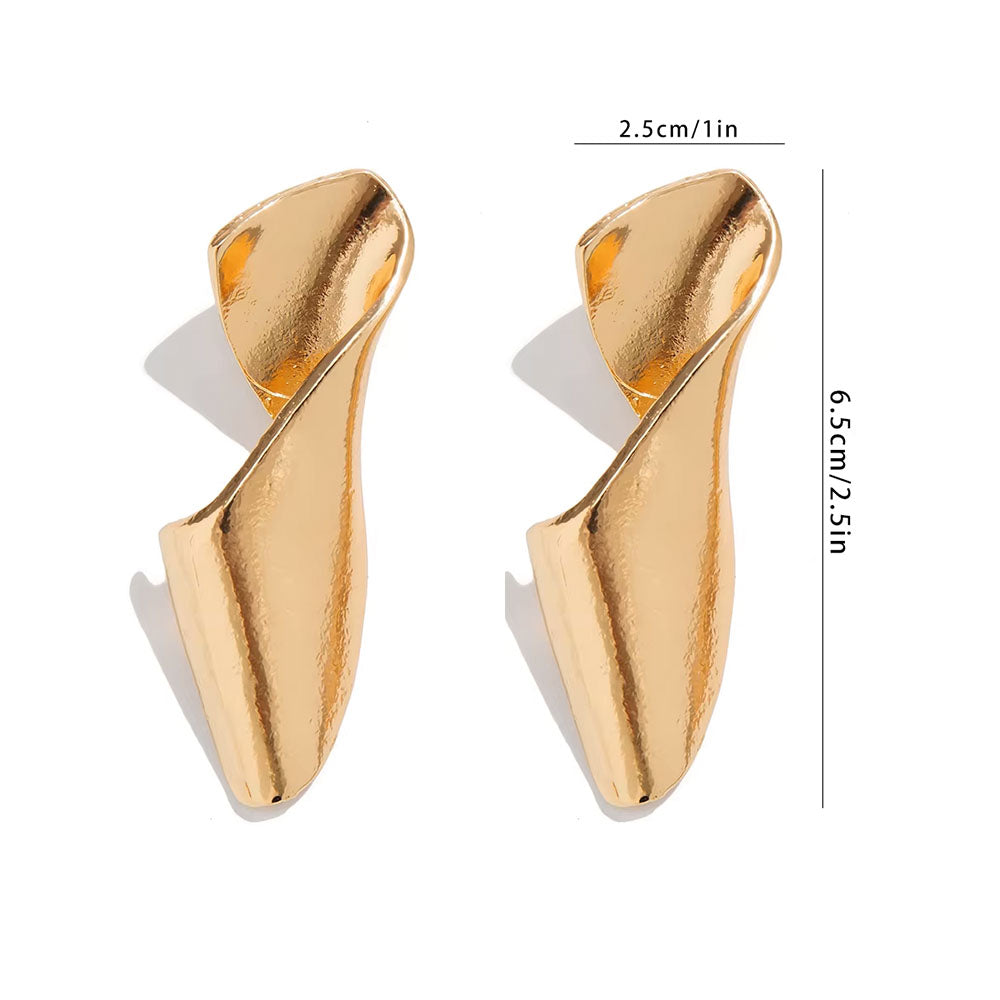 Fine Drop Earrings Gold