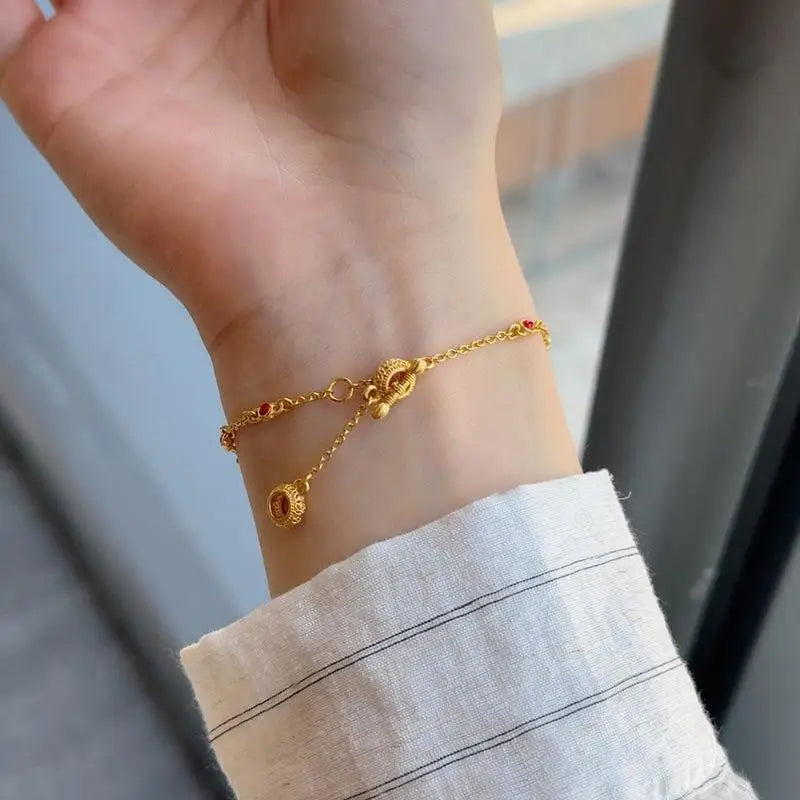 Antique Hollow Out Chain Bracelet