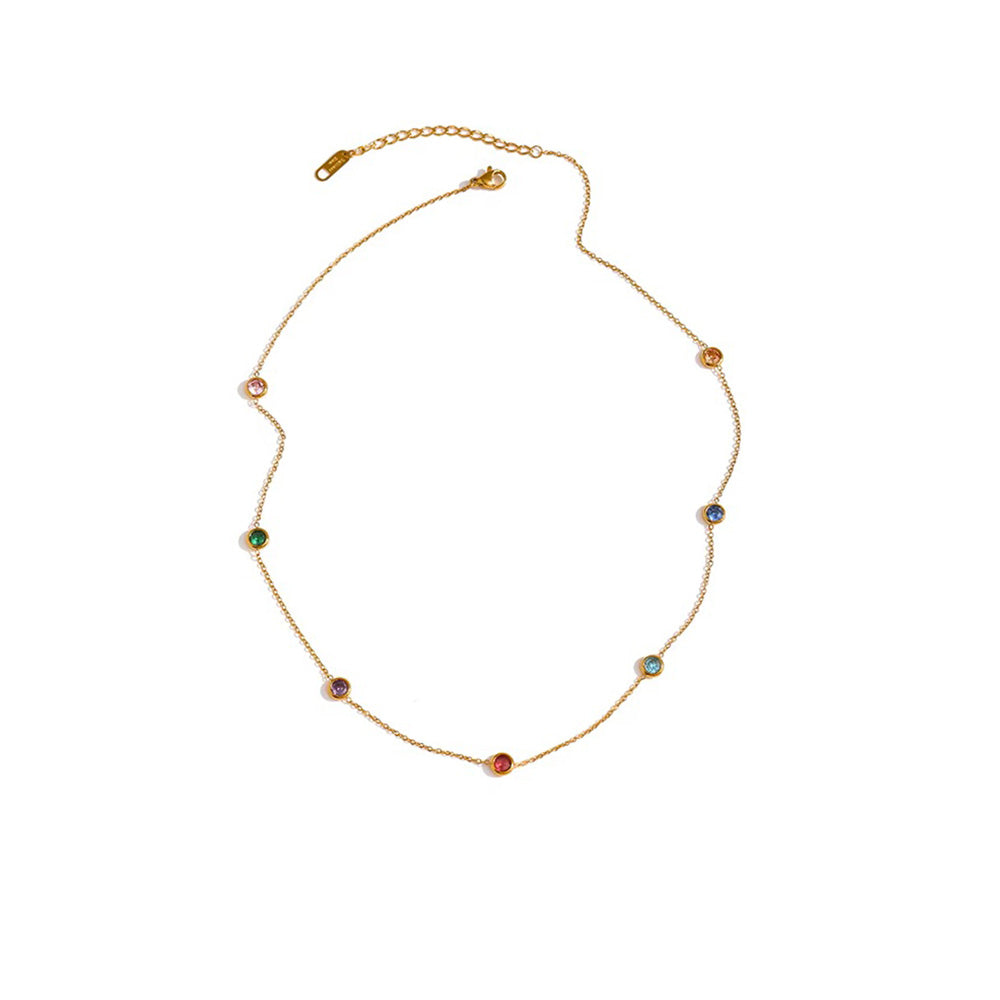 Fine 18K Gold Plated Charm Necklace