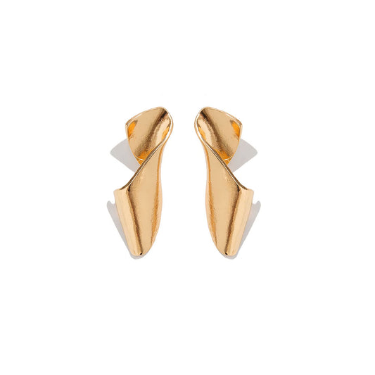 Fine Drop Earrings Gold