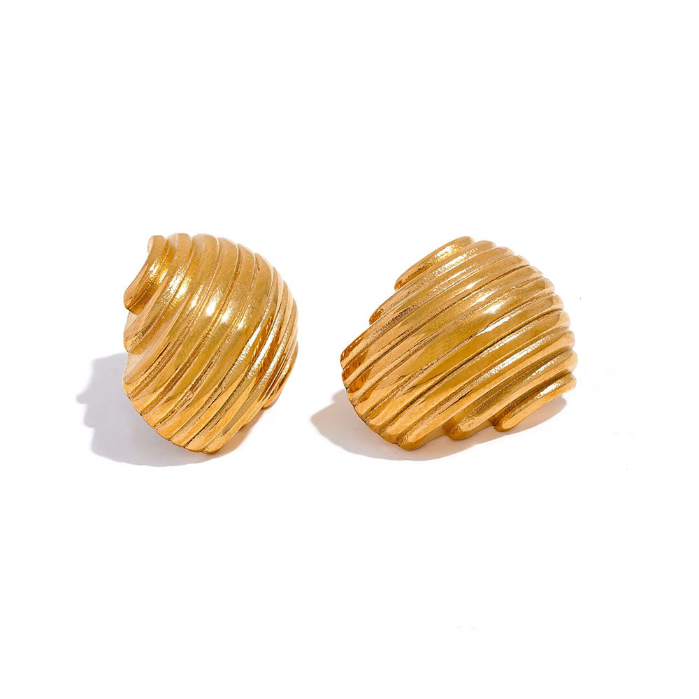 Vintage 18K Gold Plated Drop Earrings