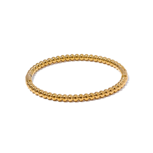 Elegant 18K Gold Plated Bangle Bracelet