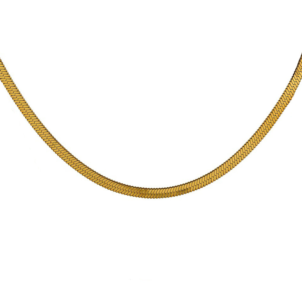 Minimalist 18K Gold Plated Chain Necklace