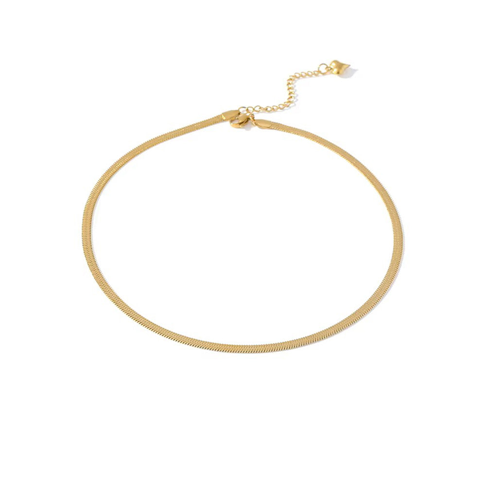 Minimalist 18K Gold Plated Chain Necklace