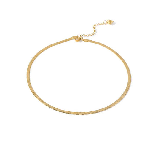 Minimalist 18K Gold Plated Chain Necklace