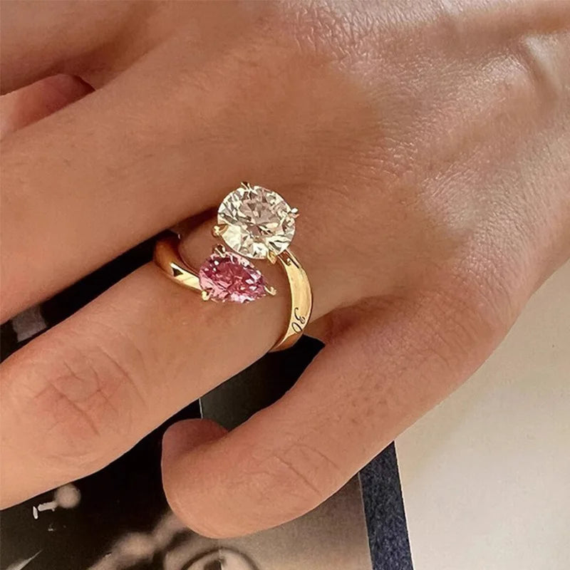 Elegant Zircon Wrap Rings