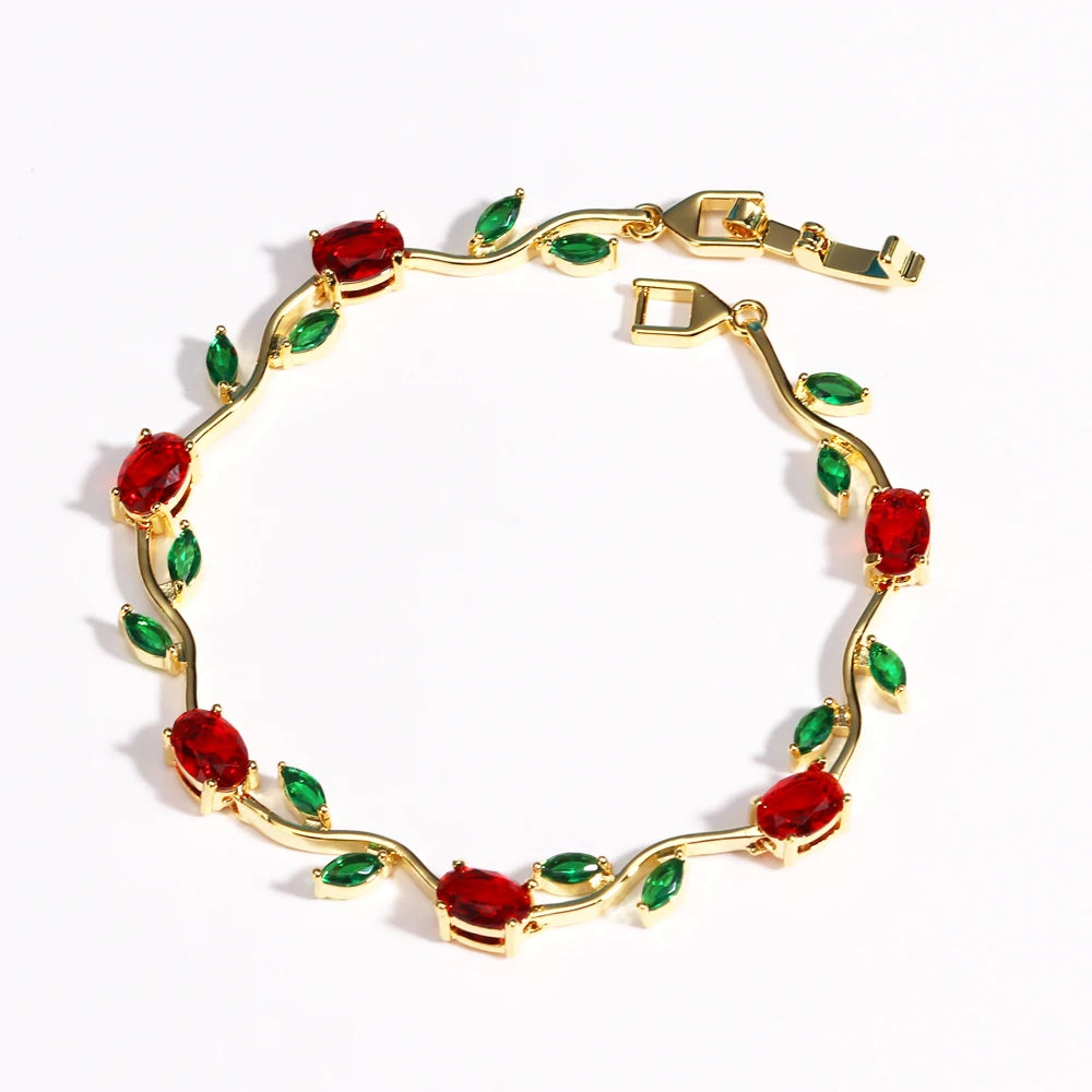 Elegant Leaf Choker Necklaces / Bracelets