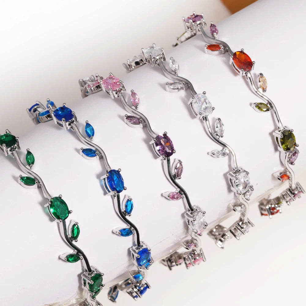 Elegant Leaf Bracelets