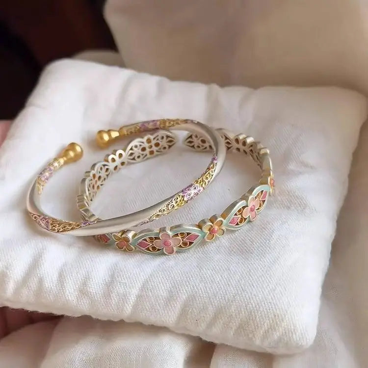 Ethnic Cuff Bangle Bracelet
