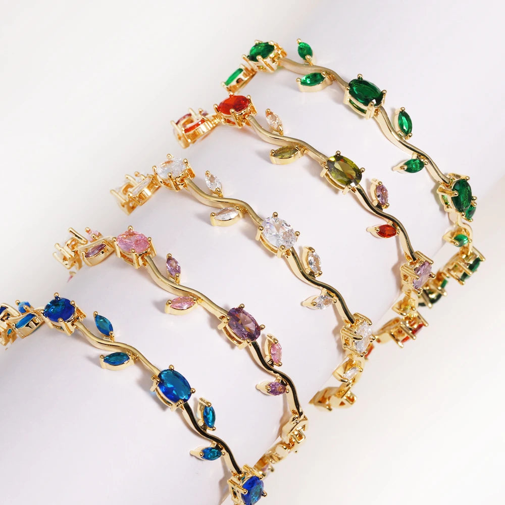 Elegant Leaf Bracelets