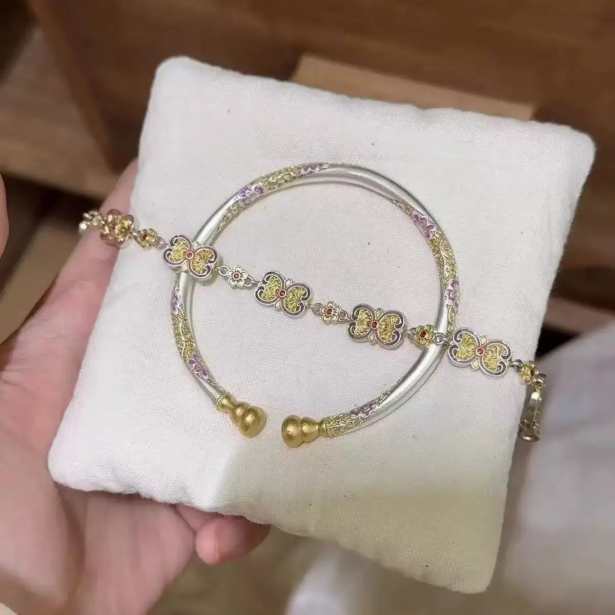 Ethnic Cuff Bangle Bracelet