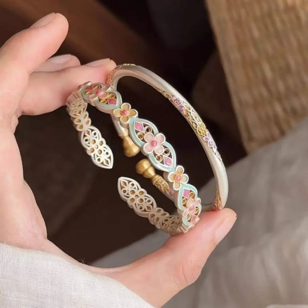 Ethnic Cuff Bangle Bracelet