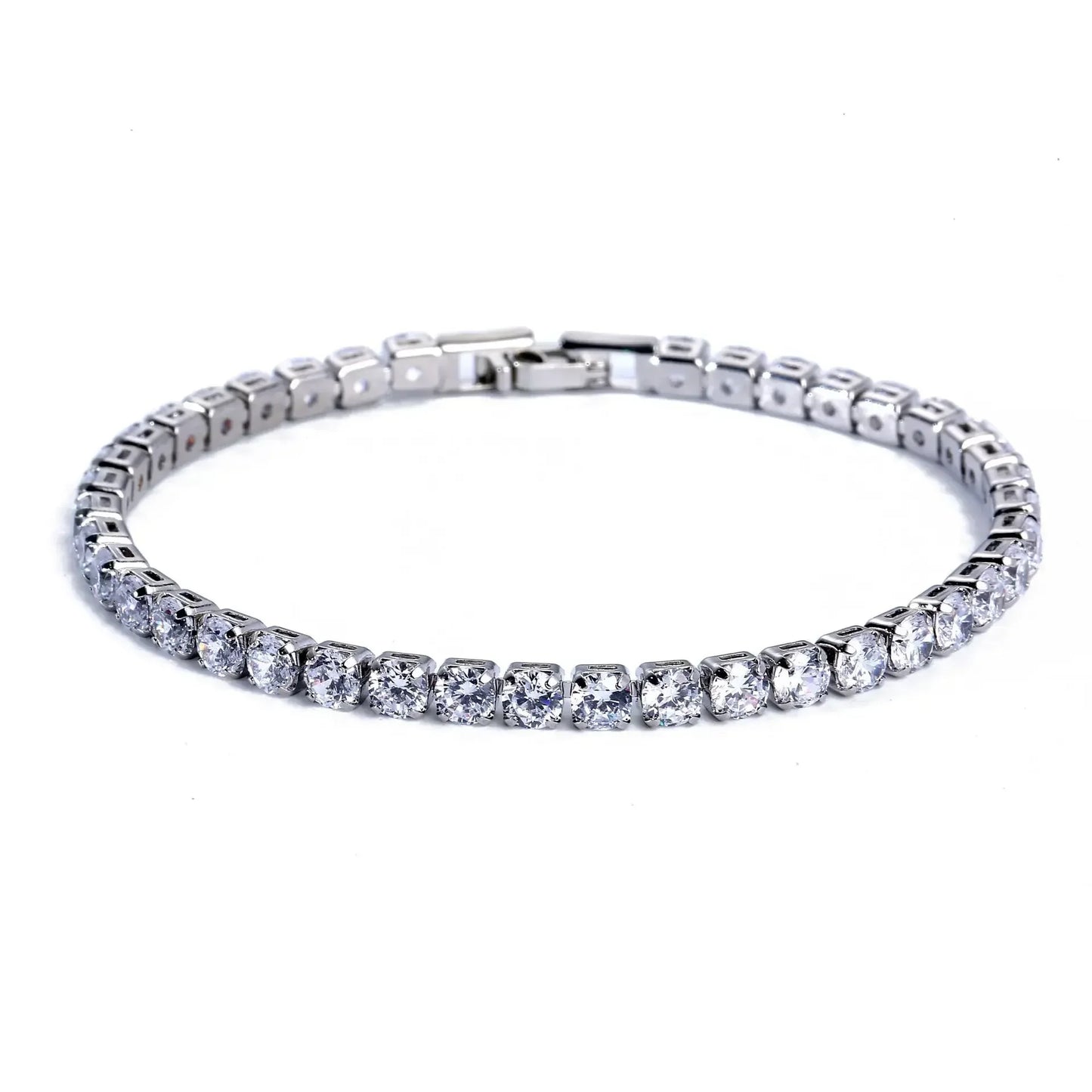 Classic Silver Gold Tennis Bracelets