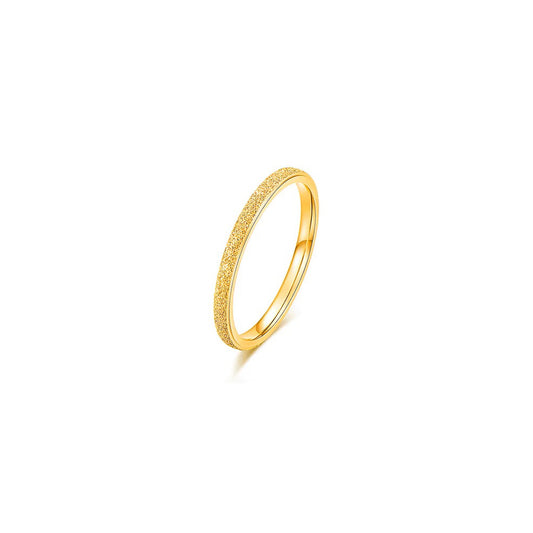Simple 14K Gold Plated Band Ring